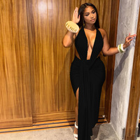 Robe longue sans manches pour femme, taille américaine, écologique, lavable, tissée, naturelle, élégante, pour soirée et club, vente en gros