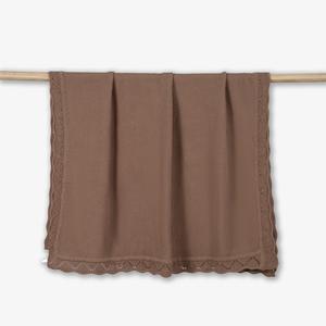 Knitted Eco-Friendly 100% cotton Vietnam Rectangle 209g-278g Spring & Autumn Heirloom baby <b>blanket</b> - Product Image 2