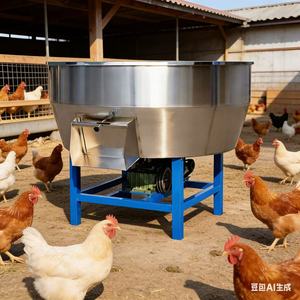 Mélangeur à pales horizontales à double arbre, <span class=keywords><strong>prix</strong></span> usine |   Machine à mélanger les aliments pour animaux pour les fermes avicoles, bovines, porcines et de volailles - Product Image 5