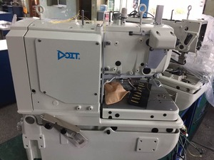 DT9820 Manual Flat-Bed Lock Stitch Single Needle New Industrial <b>Sewing</b> <b>Machine</b> with Motor High-Speed Eyelet Button Holing - Product Image 4