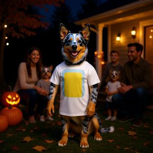 T-shirt d'Halloween pour papa chien Blue Heeler, costume de famille - Product Image 3