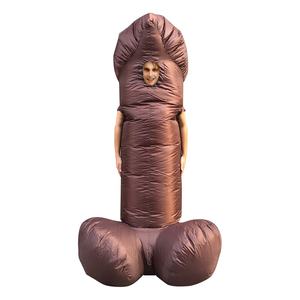 Conception drôle Costume fantaisie tenue gonflable pénis fête Costume pour Adt haute qualité nouveau écologique 100% Polyester unisexe - Product Image 5