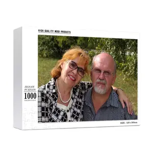 دروبشيبينغ 200/300/500/1000 قطع خشبية صور صور مقطعة مُخصصة لغز DIY هدايا بطابع شخصي الألغاز للأطفال الكبار