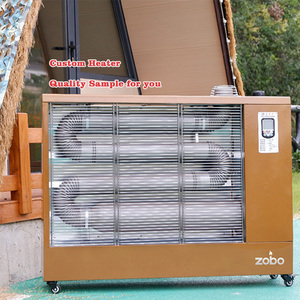 Chauffages infrarouges à moteur diesel d'intérieur inodores de rendement optimum d'acier inoxydable - Product Image 2