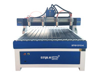 4X4 Hobby Cnc Router Kit Met Vier Spindels 1212