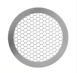 0.08 mm thickness chemically etched stainless steel mesh 304 316L decorative hole mesh