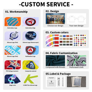 Camiseta de Fútbol Retro de Malla de Poliéster de Alta Calidad Personalizada OEM, Camiseta Holgada de Estilo Cuadrado, Camiseta Corta de Estilo Urbano, Jersey de Fútbol Americano - Product Image 5