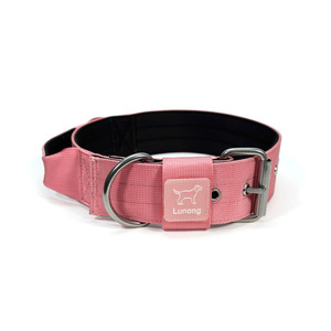 Heavy Duty Tactical Dog <b>Collar</b> Single <b>Pin</b> Buckle Adjustable Soft Neoprene Lining Custom Colors Patterns for Strong Working Dogs - Product Image 1