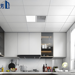 Aluminum <strong>PVC</strong> Glossy Panel Ceiling TilesFireproof Waterproof Class Smoke-Proof Heat Resistant <strong>Mould</strong>-Proof Interior Bathroom Mall - Product Image 2