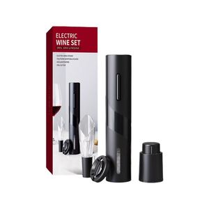 Electric <b>Wine</b> Bottle Opener Promotion Gifts 4 Pieces Automatic Red <b>Wine</b> Bottle Opener Set for Business - Product Image 1