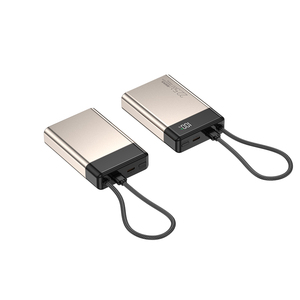 เครื่องชาร์จพกพา พาวเวอร์แบงค์ชาร์จเร็วขนาดเล็ก 22.5W ความจุ 20000mAh สีดำ |   ปลอดภัยสำหรับการเดินทาง พร้อมสายชาร์จ USB-C ในตัว - Product Image 3