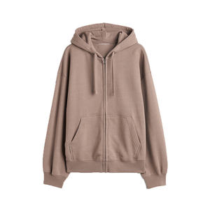 Sudadera con Capucha y Cremallera para Hombre, 100% Algodón, Cálida para Invierno, Transpirable y Ecológica, Movimiento Suave - Product Image 1