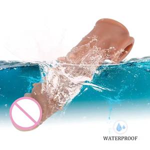 <span class=keywords><strong>Meilleur</strong></span> Extenseur de Pénis Réutilisable, Manchon de Retardement de l'Éjaculation, Jouets Sexuels pour Hommes, Articles Intimes, Sex Shop - Product Image 3