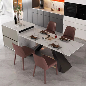 Luce di lusso tavolo da pranzo in ardesia isola tavolo cucina personalizzata con piano di lavoro in ardesia - Product Image 2