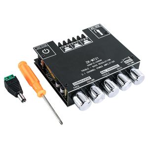 Placa Amplificadora <span class=keywords><strong>de</strong></span> Audio Bluetooth <span class=keywords><strong>de</strong></span> 2.1 Canales, 50W x 2 + 100W, con Control <span class=keywords><strong>de</strong></span> Agudos y Graves para Altavoces DIY y Cine en Casa - Product Image 1