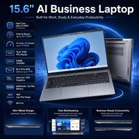 Ordinateur portable AI de haute qualité Win11 15,6 pouces Intel Ultra5 225H 24 Go LPDDR5 512 Go SSD PCIe, livraison rapide, idéal pour les professionnels de la conception.