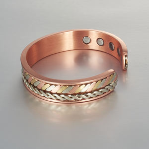 Energinox 브레이드 치유 보석 치료 자기 구리 팔찌 10 PC 관절염 자석 - Product Image 4