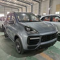 Voitures électriques SUV 5 places 3500W 4 portes Frein à disque sur les quatre roues 500 km d'autonomie avec prolongateur de portée Nouvelles voitures électriques à vendre