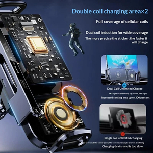 <span class=keywords><strong>Support</strong></span> de téléphone intelligent pliable Q7S 15W avec chargeur de voiture à serrage automatique anti-tremblement 90° °   <span class=keywords><strong>Support</strong></span> de charge rapide sans fil rotatif - Product Image 5