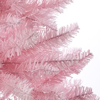 Arbre de Noël vert et rose de 180 cm arbre lumineux de bureau en papier pour la maison ou le centre commercial pour une scène de fête