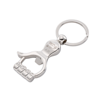 Porte-clés décapsuleur métallique 3D gravé personnalisé par sublimation, cadeau souvenir personnalisé, décapsuleur porte-clés en métal