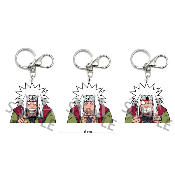 3D Moving Anime Keychain With Floating
