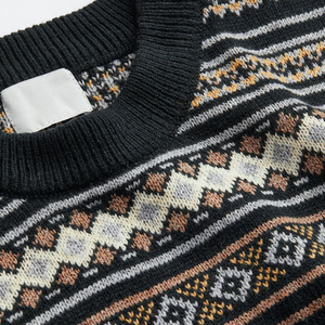 <span class=keywords><strong>Pull</strong></span> d'automne de couleur unie imprimé au crochet <span class=keywords><strong>fait</strong></span> <span class=keywords><strong>maison</strong></span> peut être personnalisé LOGO 100% coton hommes - Product Image 6