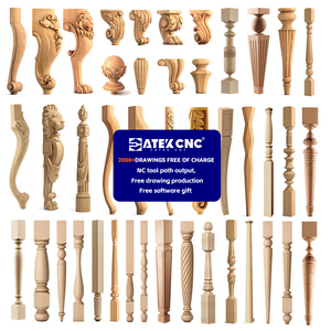 Le tour à bois CNC multifonctionnel 1530 est livré avec 7 outils et peut être utilisé pour la fabrication de diverses pièces de meubles, fabriqué en Chine - Product Image 6