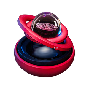 Nuovo supporto per profumo rotante solare interstellare supporto per profumo solare per auto in lega di alluminio supporto per profumo purificatore d'aria - Product Image 1