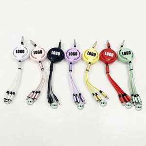Custom Brand Adjustable Plastic <b>Micro</b> <b>USB</b> to Type-C Fast Charging <b>Cable</b> for Phones-Model LS0828 - Product Image 2