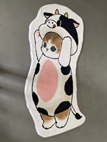 Hot Selling Custom Manufactures Kinderzimmer Nachttisch Matte Cartoon Muster Weiche Plüsch Teppich Tapis Anti-Rutsch-Boden tür Teppich