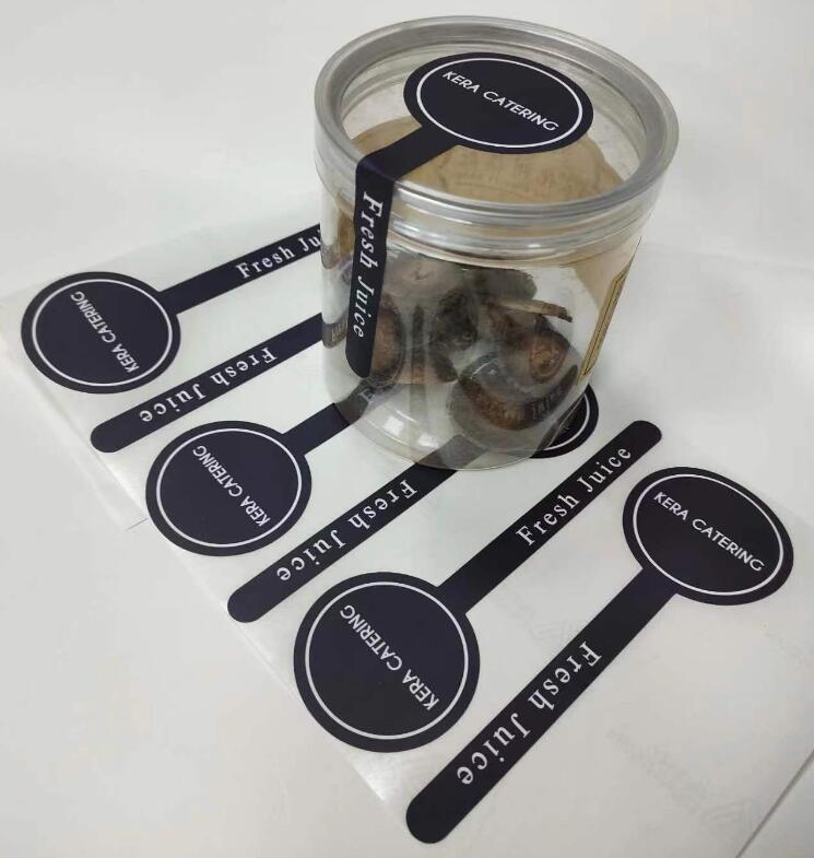 Round Seal Label Jar Bottle Food