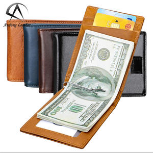 Tarjetero y Monedero Andong para Hombre, de Cuero Vacuno Genuino, con Protección RFID, Estilo Retro - Product Image 1