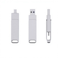 Unidad Flash USB Tipo-C OTG de Alta Velocidad para Teléfono Móvil, Mini Pendrive Metálico de 1TB 2TB 4TB 8TB 16TB con 3 Años de Garantía