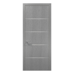 Puertas de Dormitorio de Madera Compuesta de Diseño Posmoderno, Sin Pintura, para Uso en Hoteles y Apartamentos, Suministro Directo de Fábrica, Medio Oriente - Product Image 5