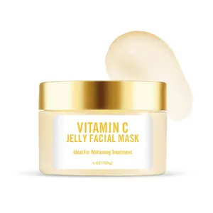Private Label Vitamin C Whitening Sleep Face Mask Beauty Skin Care Products VC Glow Facial Sleeping Mask Cream Manufacturer