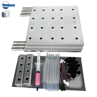 Radiateur en aluminium refroidi par eau de haute qualité, plaque de refroidissement liquide, connecteurs 8MM/10MM pour boîtier d'ordinateur, système de refroidissement CPU Z-K7