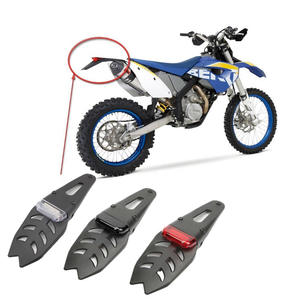 Luz Trasera para Motocicleta, Luz Trasera LED para Guardabarros Trasero de Motocicleta, Luz de Freno con Guardabarros Integrado - Product Image 1