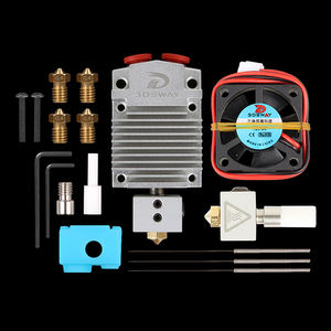 3DSWAY シルバー デュアルカラー切替 アルミ製 Jヘッド 3Dプリンターキット NV6 ヒートド 0.4/1.75 Volcano ノズル 0.8 XCR 2-in-1 エクストルーダー - Product Image 5