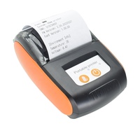 Printer Thermal Mini Portabel 58mm dengan Antarmuka Bluetooth & USB, Printer Struk POS, Kertas Thermal Tersedia