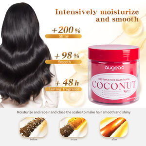 Penjualan laris masker rambut organik Keratin kolagen Argan, perawatan rambut Protein jahe dengan hasil menakjubkan - Product Image 3