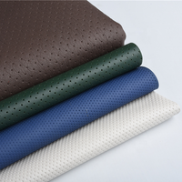 Tissu en cuir synthétique Pu cuir microfibre perforé pour chaussures vêtements en cuir suédé recyclé meubles à usage décoratif
