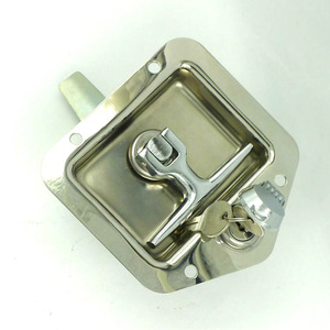 <b>Tool</b> <b>Box</b> Stainless Steel T Handle <b>Lock</b> Truck Trailer Cabinet Flush Paddle Handle <b>Lock</b> - Product Image 2