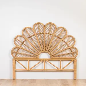 High Quality Rattan <b>Headboard</b> Wall Hanging Decoration OEM Natural Wall Decoration Handmade OEM Vietman Handmade HNH Craft - Product Image 2