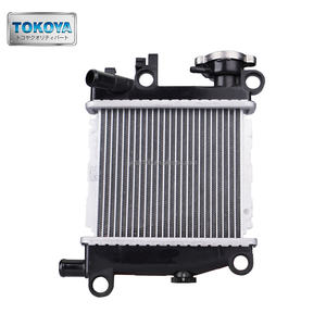 Radiatore serbatoio acqua moto <span class=keywords><strong>per</strong></span> Yamaha LUViAS 125 Scooter parti del sistema di raffreddamento ad acqua nucleo in alluminio - Product Image 2