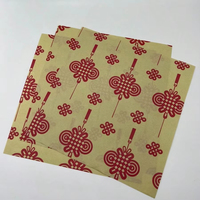 Feuilles de papier sulfurisé personnalisées en kraft pour emballage alimentaire, papier ciré résistant à la graisse pour beurre et sandwichs