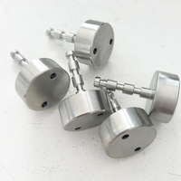 Services d'usinage CNC sur mesure OEM, pièces usinées, usinage CNC personnalisé d'écrous moletés en Al6061-T6 anodisé