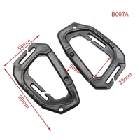 Molle Carabiner Clip Tactical Carabiner Hook Fast Spring Hard Hook Buckle D-Clip for Molle Webbing Additions Backpack Accessory