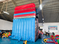 Toboggan aquatique gonflable commercial géant pour enfants et adultes