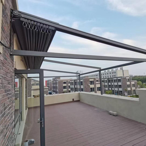Toldo Retráctil Eléctrico de Lujo <span class=keywords><strong>para</strong></span> Patio, con Control Remoto, de Aluminio, <span class=keywords><strong>para</strong></span> Terraza, Jardín, Balcón y Cafetería - Product Image 5